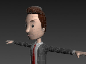 cartoonman011 businessman Modello 3D