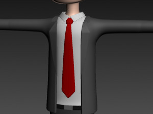 cartoonman011 businessman Modello 3D