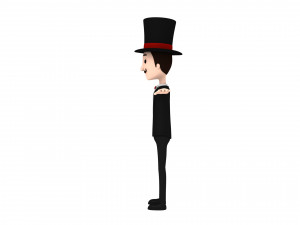 cartoonman012 magician 3D Модель