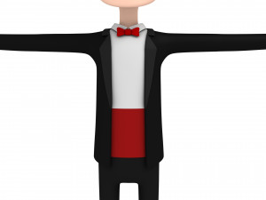 cartoonman012 magician 3D Модель