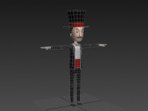 cartoonman012 magician 3D Модель
