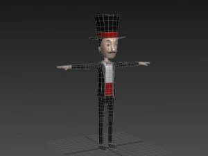 cartoonman012 magician 3D Model