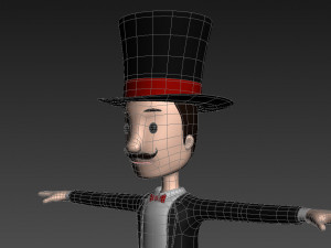 cartoonman012 magician 3D Модель