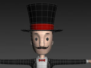 cartoonman012 magician 3D Model