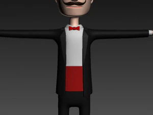 cartoonman012 magician 3D Model