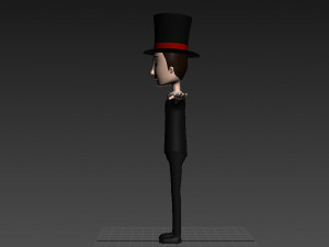 cartoonman012 magician 3D Модель