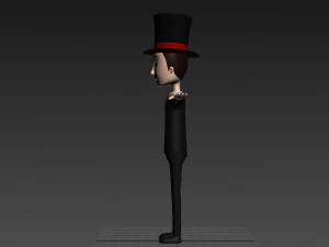 cartoonman012 magician 3D Model