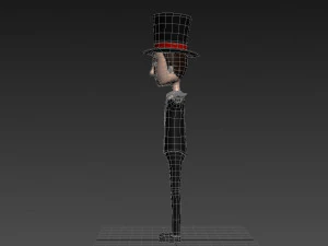 cartoonman012 magician 3D Model