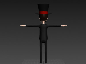 cartoonman012 magician 3D Модель