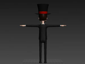 cartoonman012 magician 3D Model
