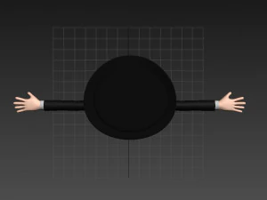 cartoonman012 magician 3D Model
