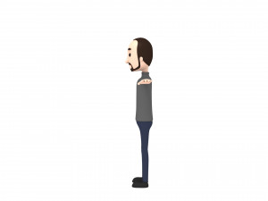 cartoonman013-man 3D Модель