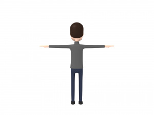 cartoonman013-man 3D Модель