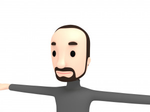 cartoonman013-man 3D Модель