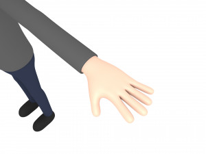 cartoonman013-man 3D Модель