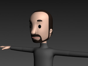 cartoonman013-man 3D Модель