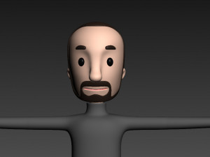 cartoonman013-man 3D Модель