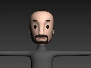 cartoonman013-man 3D Model