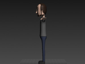 cartoonman013-man 3D Модель