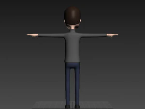 cartoonman013-man 3D Model