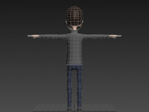 cartoonman013-man 3D Модель