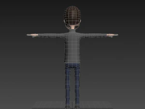 cartoonman013-man 3D Model