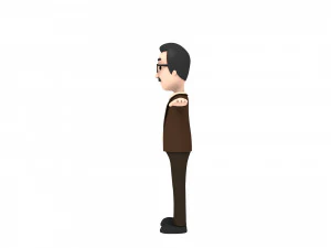 cartoonman014 professor 3D Model