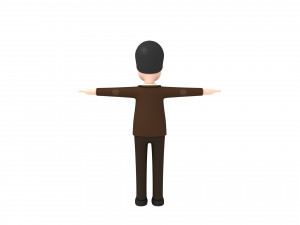 cartoonman014 professor 3D Модель
