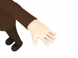 cartoonman014 professor 3D Модель