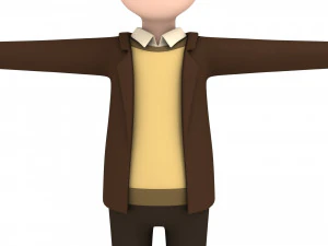 cartoonman014 professor 3D Model