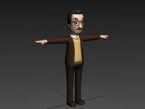 cartoonman014 professor 3D Model