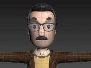cartoonman014 professor 3D Model