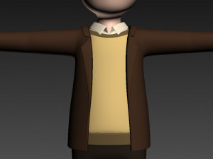 cartoonman014 professor 3D Модель