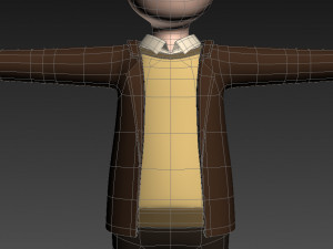 cartoonman014 professor 3D Модель