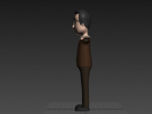 cartoonman014 professor 3D Модель