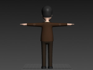 cartoonman014 professor 3D Модель