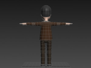 cartoonman014 professor 3D Модель