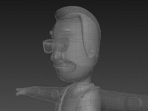 cartoonman014 professor 3D Модель