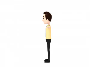 cartoonman015-officeman 3D Model