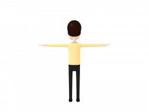 cartoonman015-officeman 3D 모델