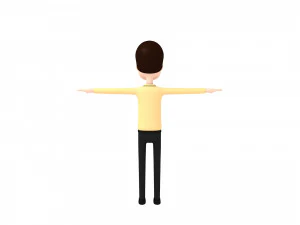 cartoonman015-officeman 3D Model
