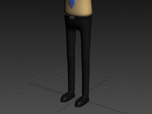 cartoonman015-officeman 3D 모델