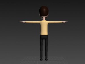 cartoonman015-officeman 3D 모델