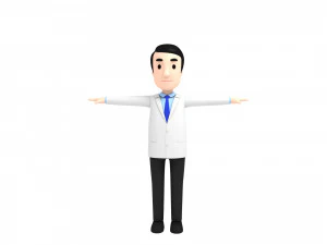 cartoonman016 doctor 3D Model