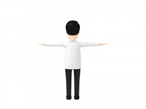cartoonman016 doctor 3D Model