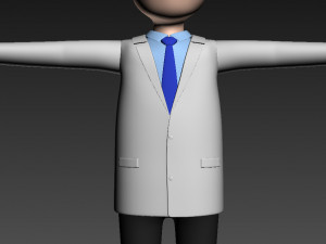 cartoonman016 doctor 3D Model