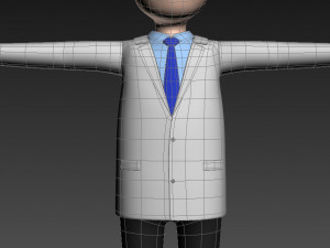 cartoonman016 doctor 3D Model