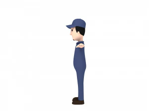 cartoonman017 mechanic 3D Model