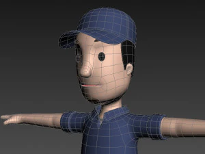 cartoonman017 mechanic 3D Model
