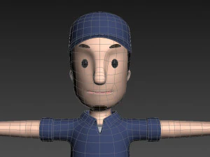 cartoonman017 mechanic 3D Model